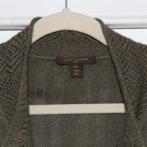 Louis Vuitton Green Silk / Cashmere Sweater